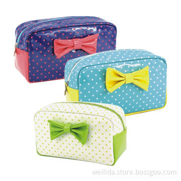 PU Cosmetic Bags with Fashionable Style, Sized 21 x 8 x 11cm
